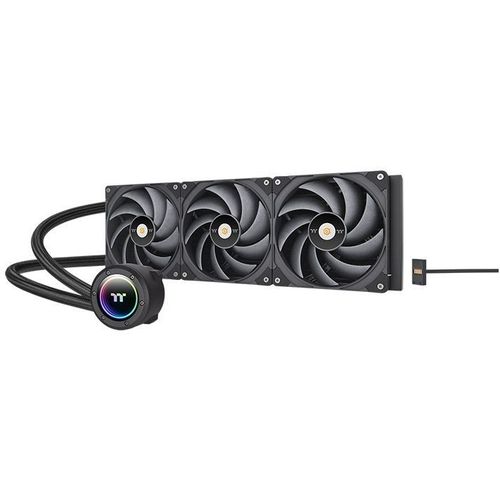 Система водяного охлаждения Thermaltake Toughliquid 360 Ex Pro, 4-pin, ARGB, 120мм, черный, retail [cl-w400-pl12bl-a]