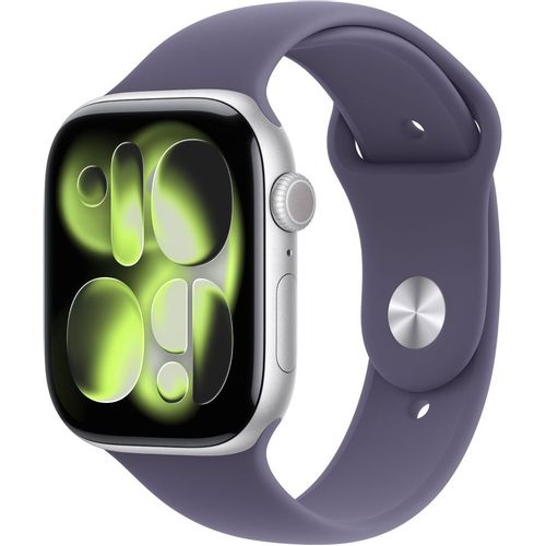 Смарт-часы Apple Watch Series 11 A3333, 46мм, фиолетовый/серебристый