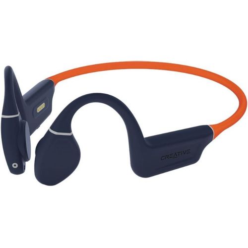 Наушники Creative Outlier Free Plus, Bluetooth, накладные, оранжевый/синий [51ef1081aa002]