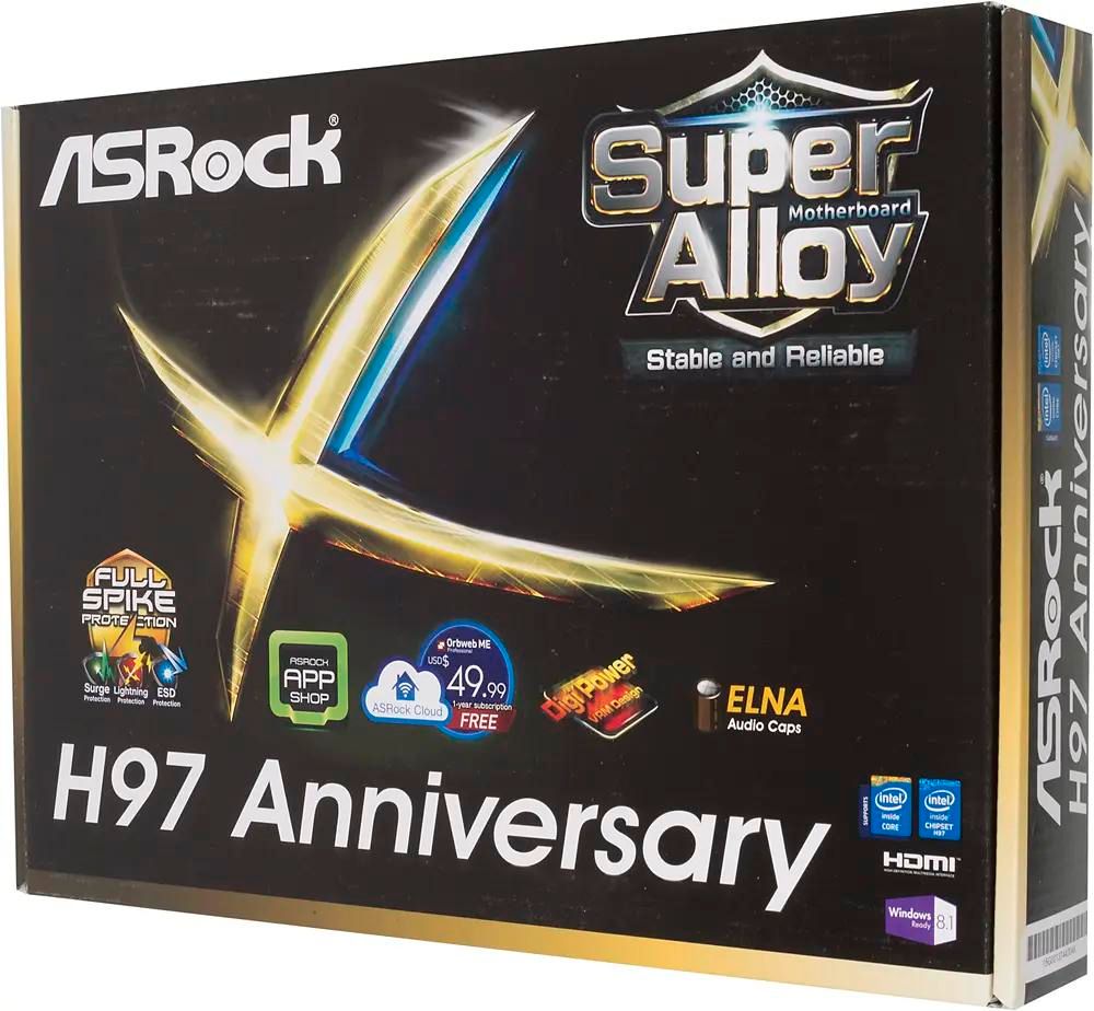 Asrock h97 anniversary best sale