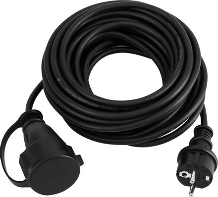 Сетевой удлинитель Buro BU-PS1.20/FRB-16, 20м, черный