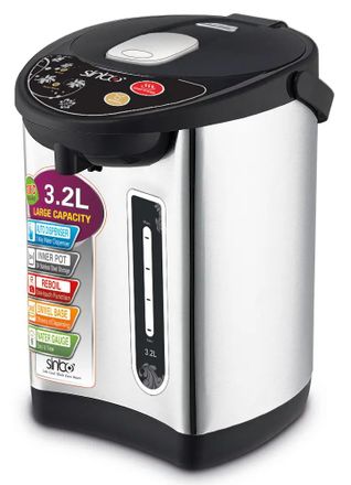 Термопот Sinbo SK 7380,  черный и серебристый