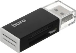 Картридер внешний Buro BU-CR-3104, черный