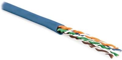 Кабель информационный Hyperline кат.6, 305м, синий [uutp4-c6-s23-in-pvc ...