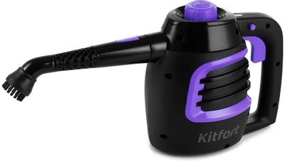 Пароочиститель ручной KitFort КТ-930,  черный/фиолетовый