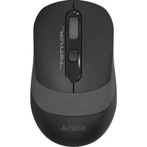 Мышь проводная A4TECH Fstyler FM10S, оптическая, USB, 1600dpi, черный и серый [fm10s usb grey]