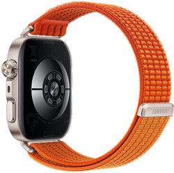 Смарт-часы Huawei Watch Fit 5 Pro Niki-B29W, 1.92", оранжевый/серебристый