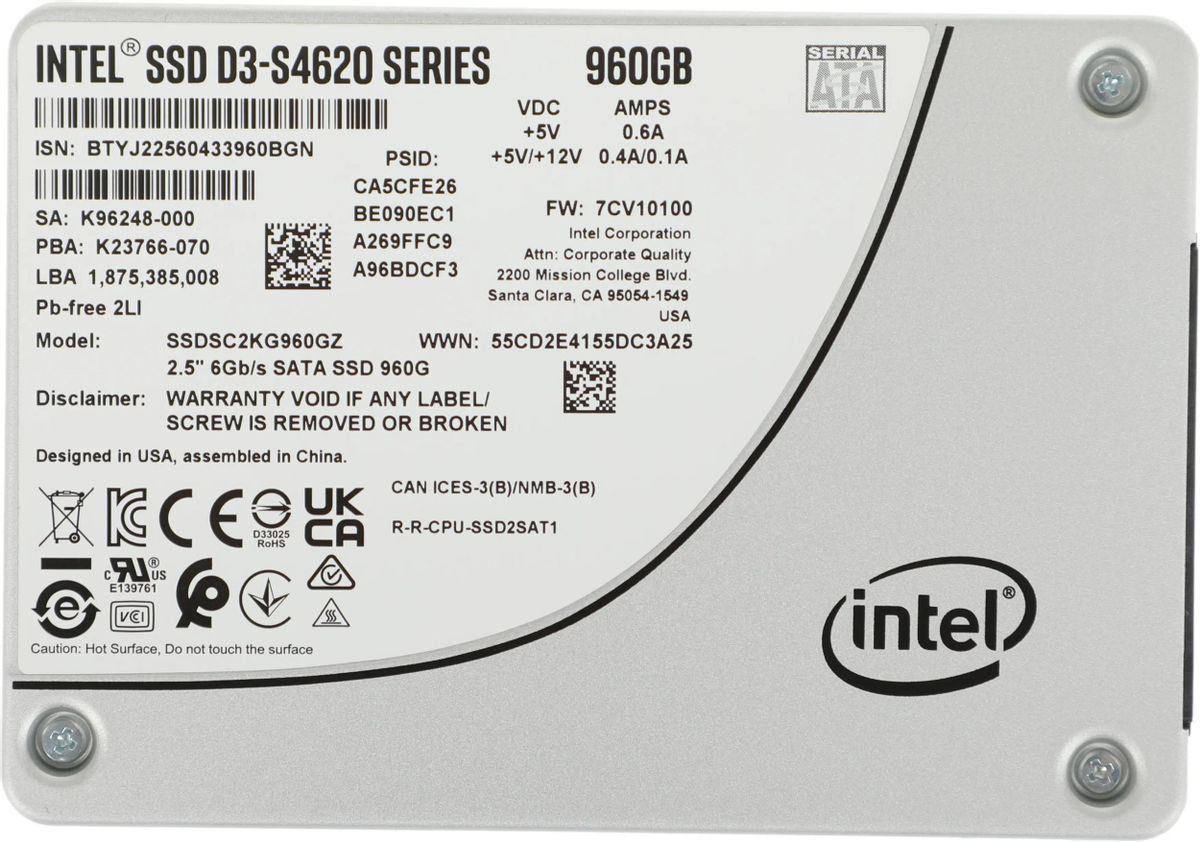 Intel sata ssd top