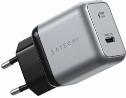 Изображение товара Сетевое зарядное устройство SATECHI USB-C GaN Wall Charger,  USB-C, 30Вт, 3A, серый [st-uc30wcm-eu]