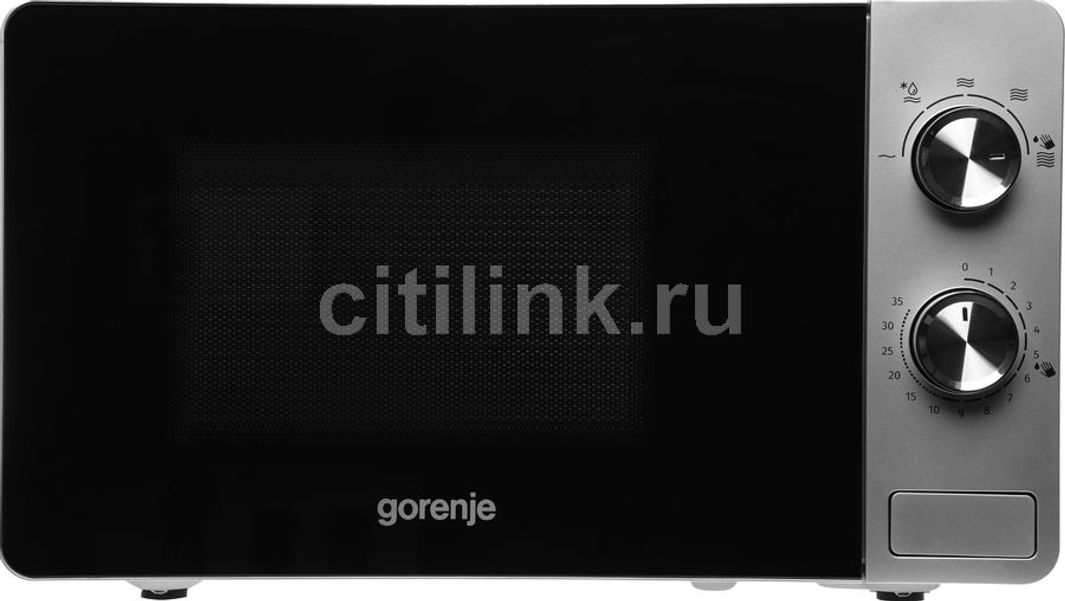 Микроволновая печь Gorenje MO20E1S, 800Вт, 20л, серебристый