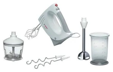 Миксер Bosch MFQ3580, ручной,  белый