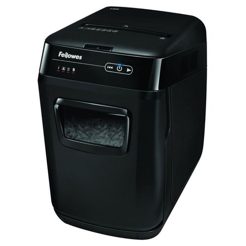 Уничтожитель бумаг Fellowes AutoMax 150C, с автоподачей, P-4, 4х38 мм, 150 лист. одновременно, 32л [fs-46801]