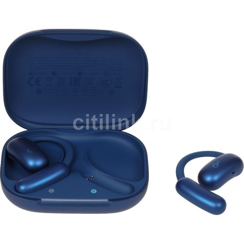 Наушники ANKER Soundcore AeroFit 2, Bluetooth, накладные, голубой [a3874g31]