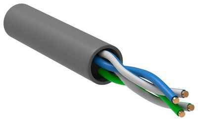 Характеристики Кабель информационный ITK кат.5E, 305м, серый [bc1-c5e02 ...