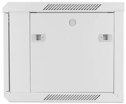 Шкаф коммутационный EXEGATE EC-WM-6U.450 EX298599RUS настенный, стеклянная передняя дверь, 6U, 600x370x450 мм