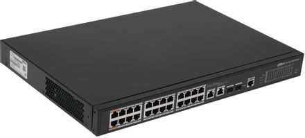 Коммутатор Dahua DH-PFS4226-24ET-240, управляемый, 26 RJ-45, 100 Мбит/с