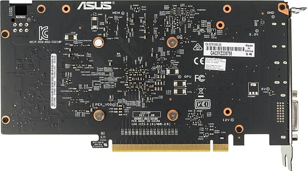 ASUS NVIDIA GeForce GTX 1050 EX GTX1050 2G 2 GDDR5 Ret 407490