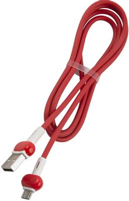 Кабель Redline Candy,  micro USB (m) -  USB (m),  1м,  2A,  красный [ут000021984]