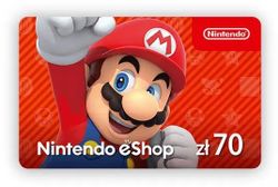 Изображение товара Пополнение игровой валюты Nintendo eShop 70 zl Poland, регион: Польша Изображение товара Пополнение игровой валюты Nintendo eShop 70 zl Poland, регион: Польша