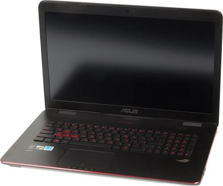 Ноутбук игровой ASUS G771JW-T7208T 17.3", Intel Core i7 4720HQ 2.6ГГц, 4-ядерный, 8ГБ DDR3L, 1000ГБ,  256ГБ SSD,  NVIDIA GeForce  GTX 960M - 4 ГБ, Windows 10 Home, черный [90nb0856-m02940]