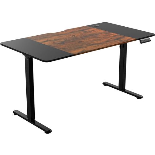 Компьютерный стол ZONE 51 e-Freeflow Dark Wood-чёрный (Z51FFFLDWB4)