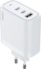 Изображение товара Сетевое зарядное устройство PERO ТС22W 65Вт USB-C и USB-A белое для мобильных устройств