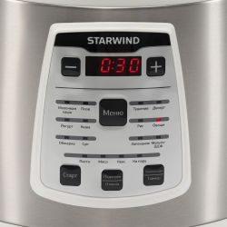 Мультиварка StarWind SMC4200, белый/серебристый