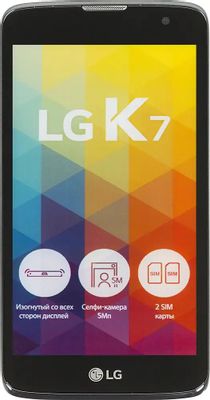 Смартфон LG K7 X210DS,  черный