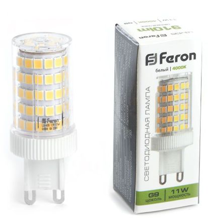 LED FERON G9, 11Вт, 38150