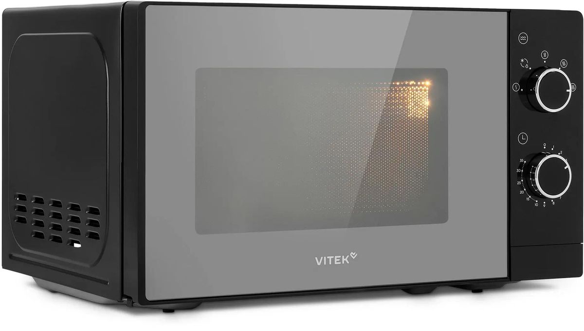 Микроволновая печь Vitek VT-MW2020 черный/хром, 20 л, 700 Вт, переключатели - поворотный механизм, фото3