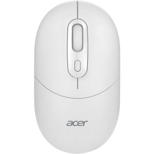 Мышь беспроводная Acer OMR301, Bluetooth/Радио, оптическая, USB, 1600dpi, белый [zl.mcecc.01u]