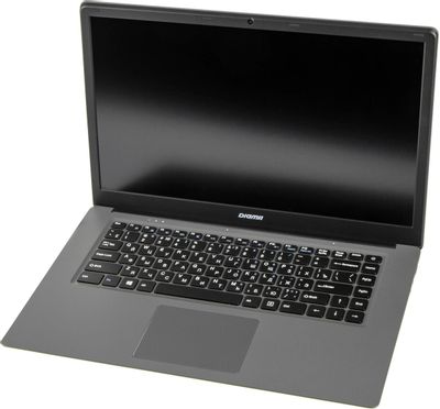Ноутбук Digma EVE 15 C413 ES5059EW, 15.6", IPS, Intel Celeron N3350 1.1ГГц, 2-ядерный, 4ГБ 64ГБ SSD,  Intel HD Graphics  500, Windows 10 Home, темно-серый