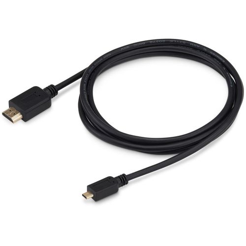 Кабель аудио-видео Buro HDMI 1.4, HDMI (m) — Micro HDMI (m), ver 1.4, 1.8м, черный [microhdmi-hdmi-1.8]