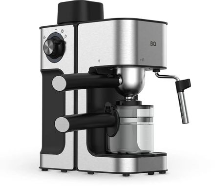 Кофеварка BQ CM4000, рожковая, нержавеющая сталь /черный