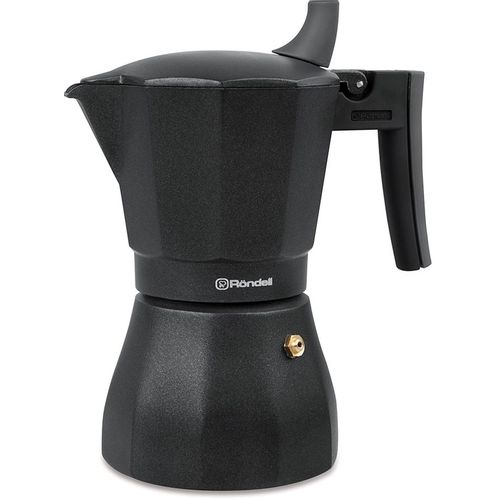 Кофеварка гейзерн. Rondell Kafferro RDA-994 0.45л алюминий темно-серый