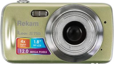 Цифровой компактный фотоаппарат Rekam iLook S750i, золотистый – купить ...