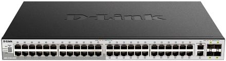 Коммутатор D-Link DGS-3130-54PS/B2A, управляемый, 48 RJ-45, 10/100/1000/10000 Мбит/с