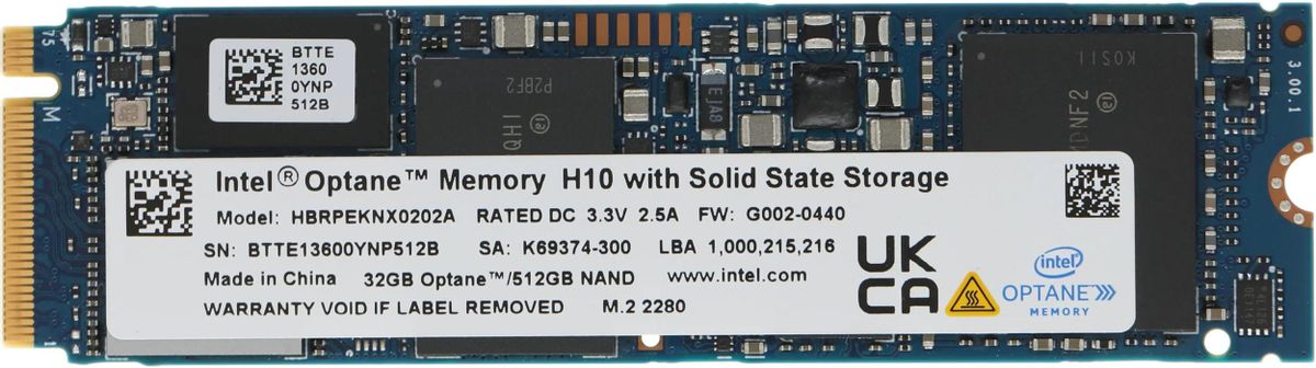 Intel h10 optane sales