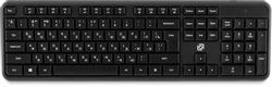 Клавиатура Oklick K888W, беспроводная,  мембранная, с гравировкой, черный