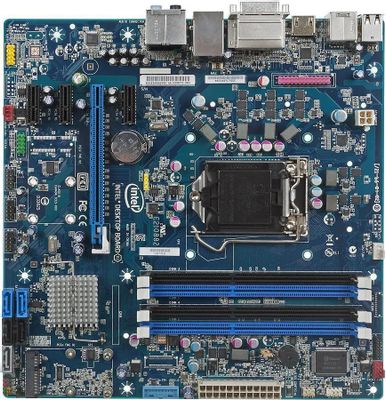Материнская плата Intel DH77EB, LGA 1155, Intel H77, mATX, Ret