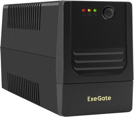 ИБП EXEGATE Power NB-600.LED.AVR.2SH.USB,  600ВA [ex299754rus]