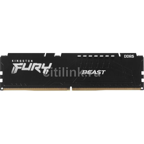 Оперативная память Kingston Fury Beast Black Expo KF568C34BBE-16 DDR5 - 1x 16ГБ 6800МГц, DIMM, Ret