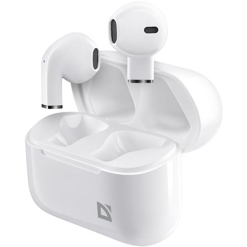 Наушники Defender Twins 955, Bluetooth, вкладыши, белый [63955]