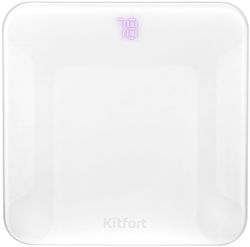 Изображение товара Напольные весы KitFort КТ-847, до 180кг, цвет: белый Изображение товара Напольные весы KitFort КТ-847, до 180кг, цвет: белый