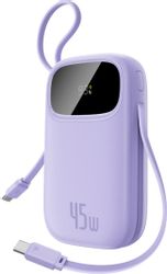 Внешний аккумулятор (Power Bank) BASEUS EnerFill FC31 Digital, 10000мAч, фиолетовый