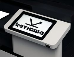 МФУ лазерное КАТЮША M350p черно-белая печать, A3, белый