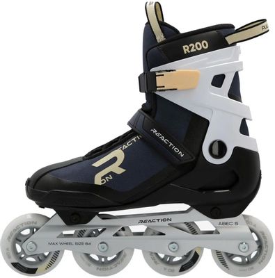Роликовые коньки REACTION R200, женские, размер 39, колеса 80мм, ABEC 5 ...