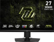 Изображение товара 27" Монитор MSI Mag 272QPF E20,  2560x1440,  IPS,  200Гц,  2хHDMI,  1хDP,  черный [9s6-3cf7ca-009]