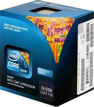Характеристики Процессор Intel Core i3 550, LGA 1156, BOX [bx80616i3550 ...