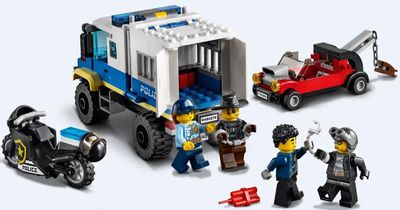 Lego police transport truck sales
